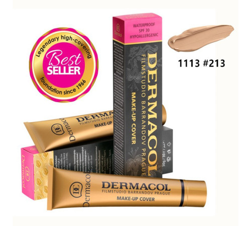 DERMACOL makeup cover, high-efficiency concealer foundation 30g